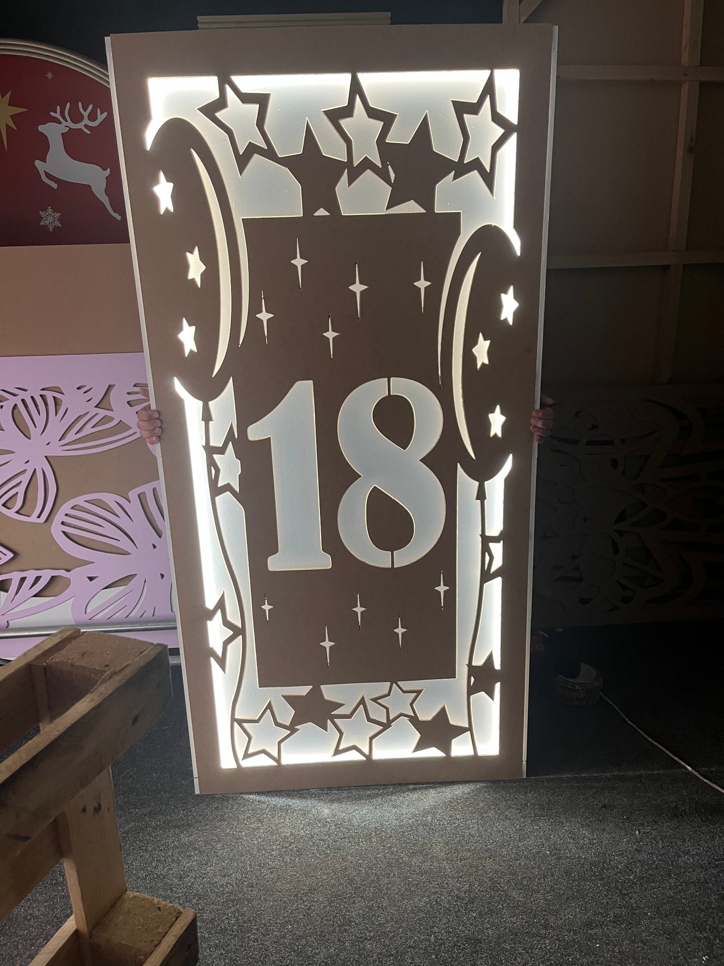 3D Light Box Backdrop