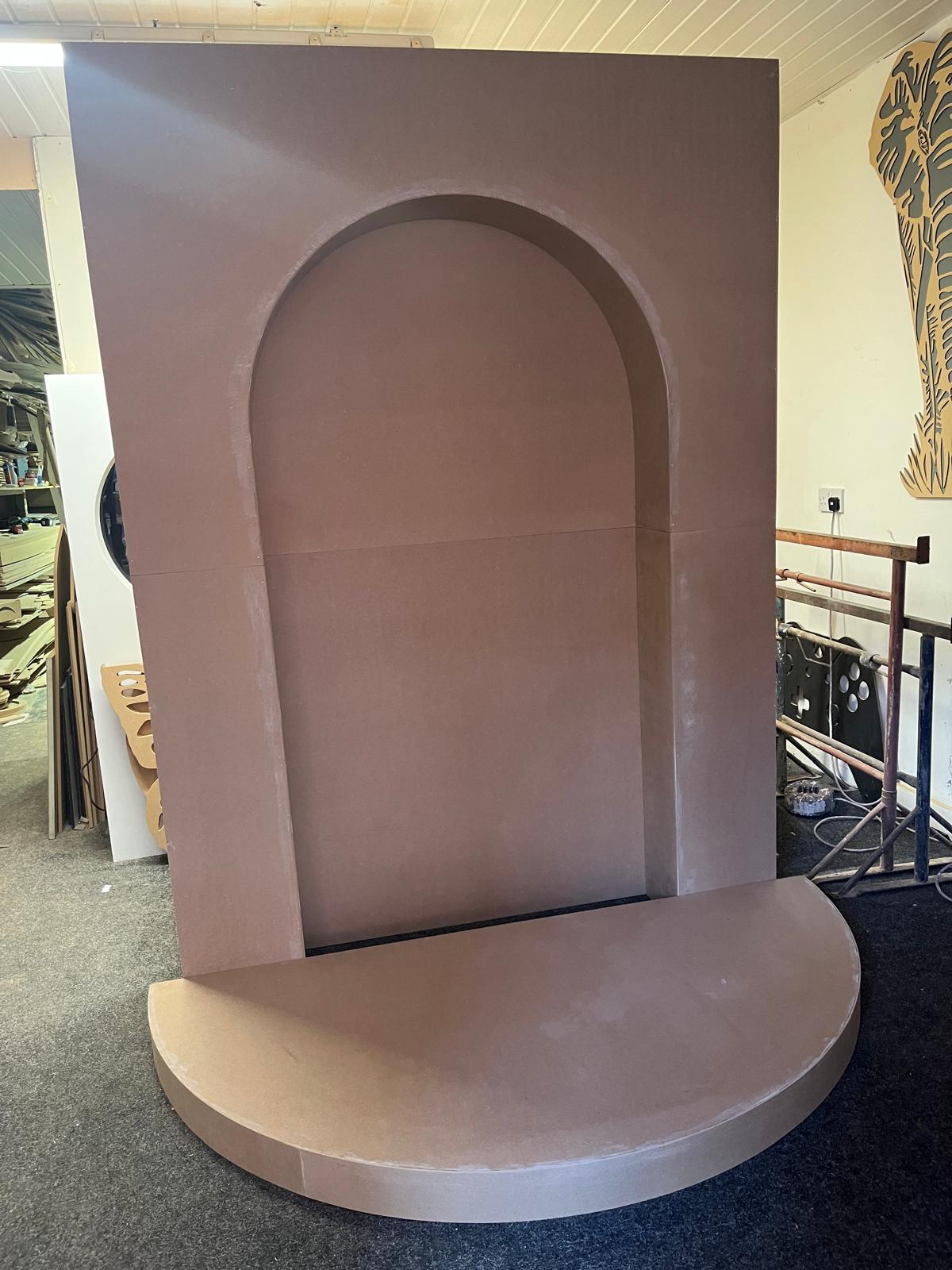 3D squared topped Arch