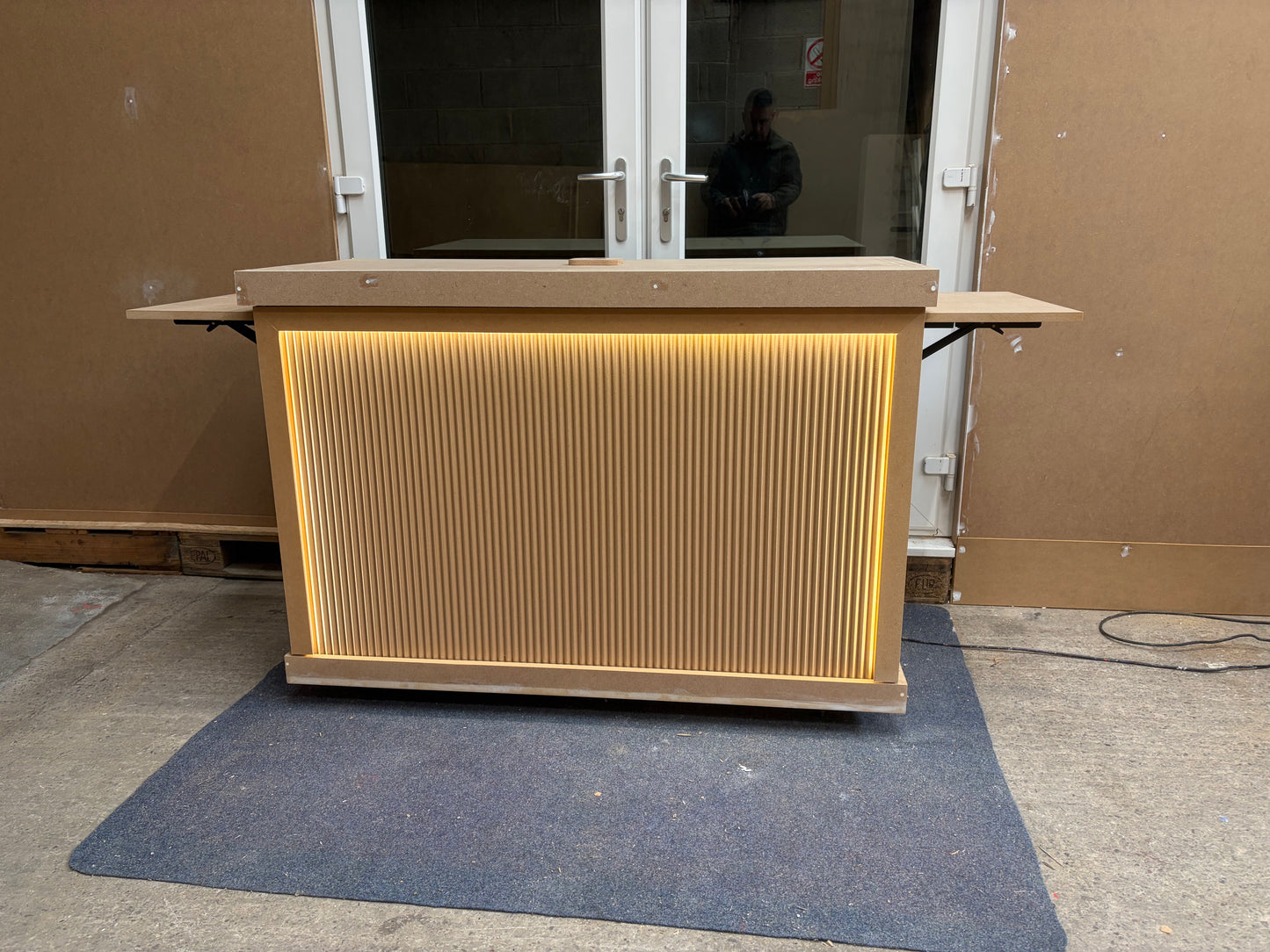 Rippled cart