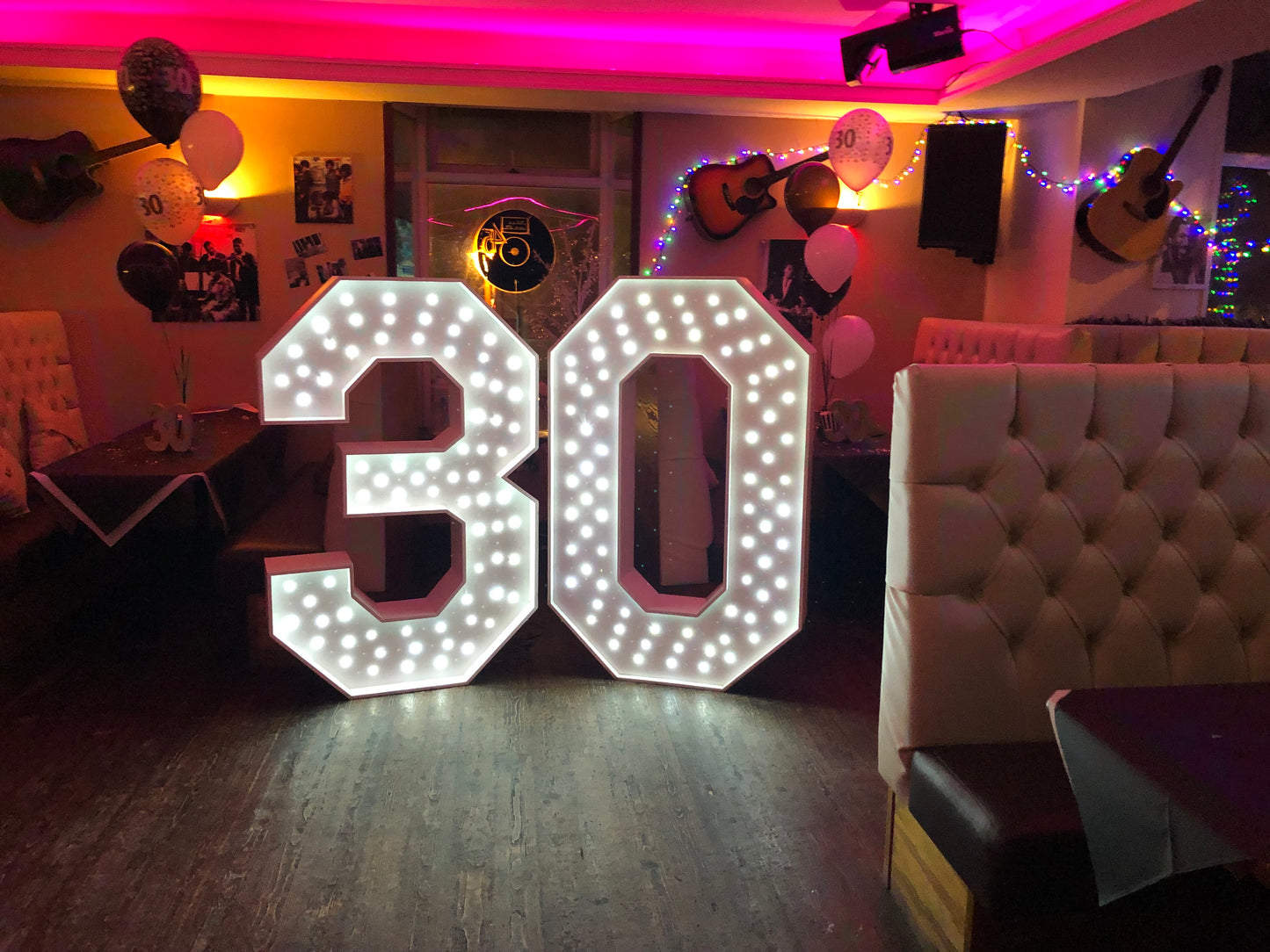 5ft led mains powered numbers