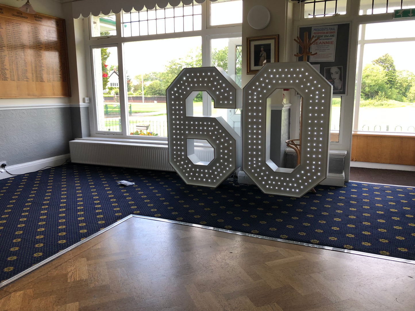 5ft led mains powered numbers