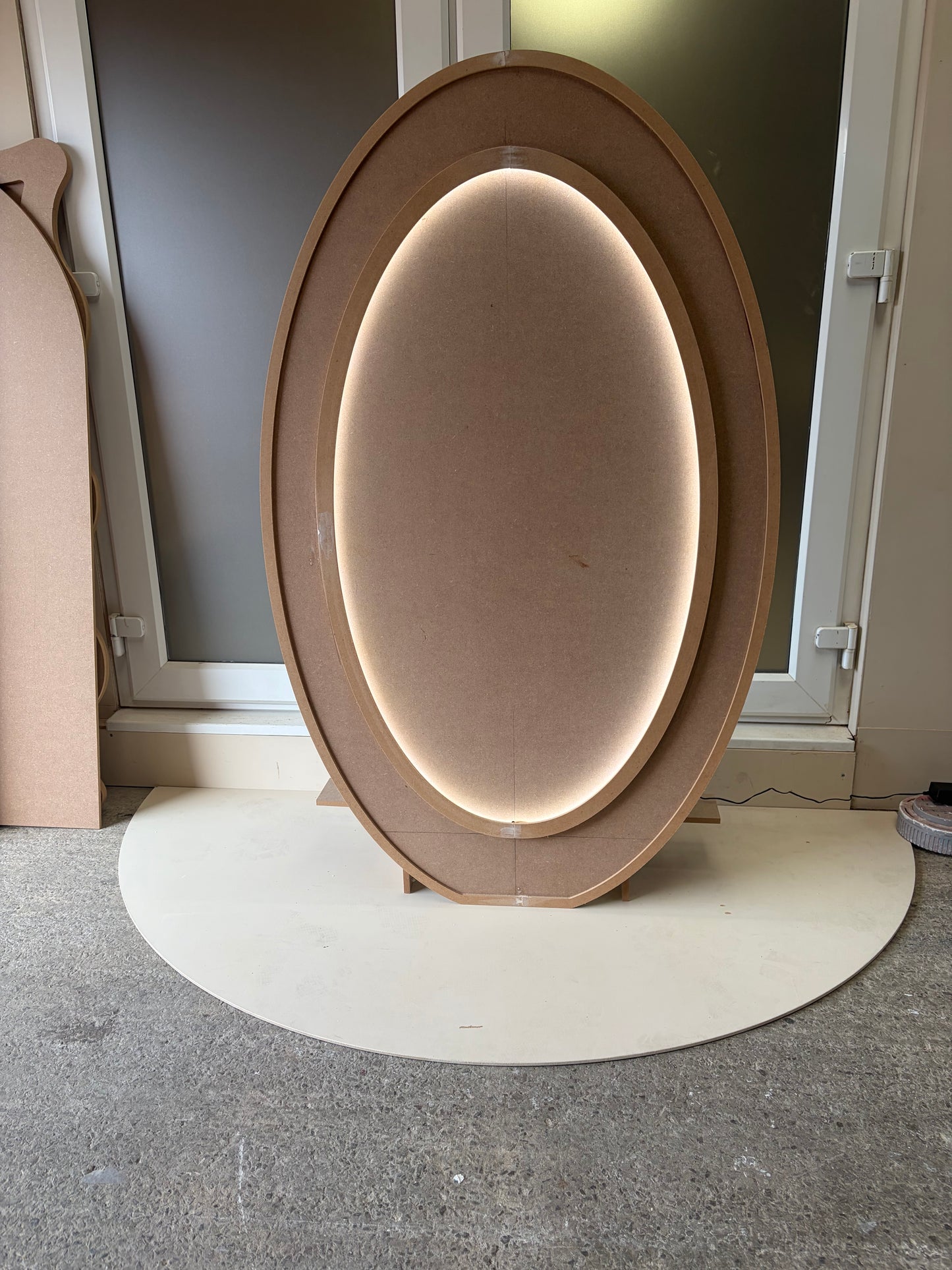 Full oval led sail board