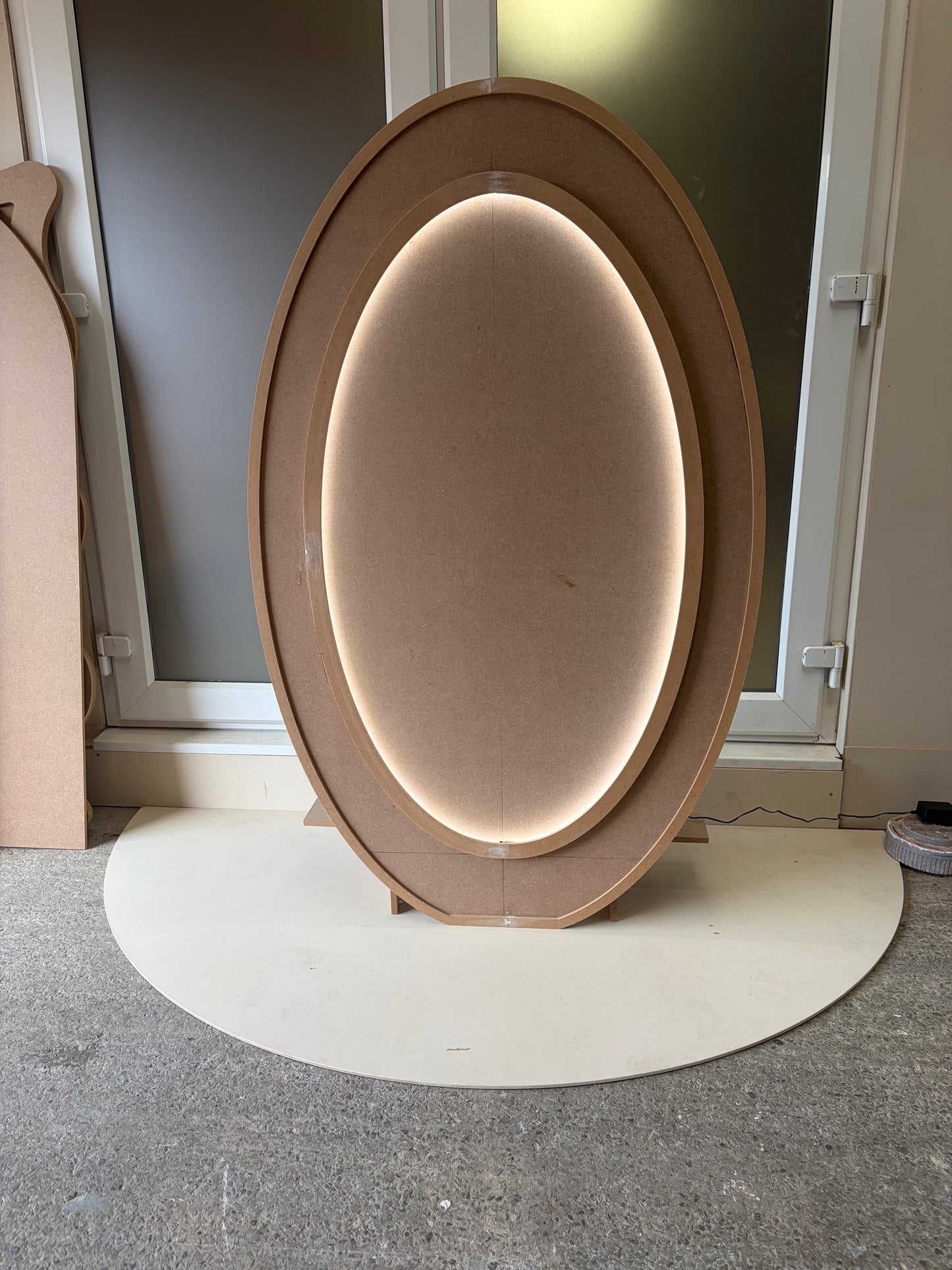 Full oval led sail board