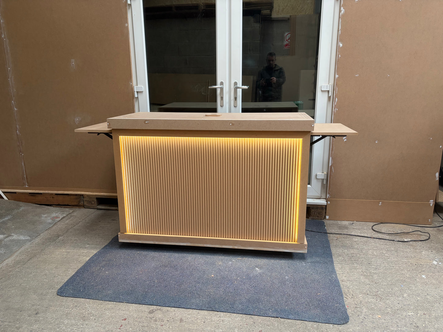 Rippled cart